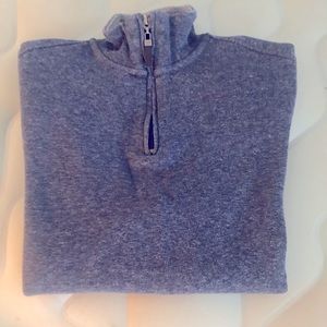 Sweat jacket and half zip pull over